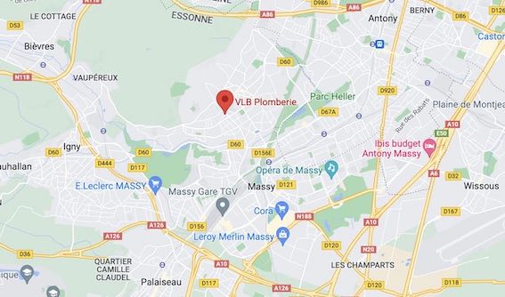 VLB Plomberie localisation